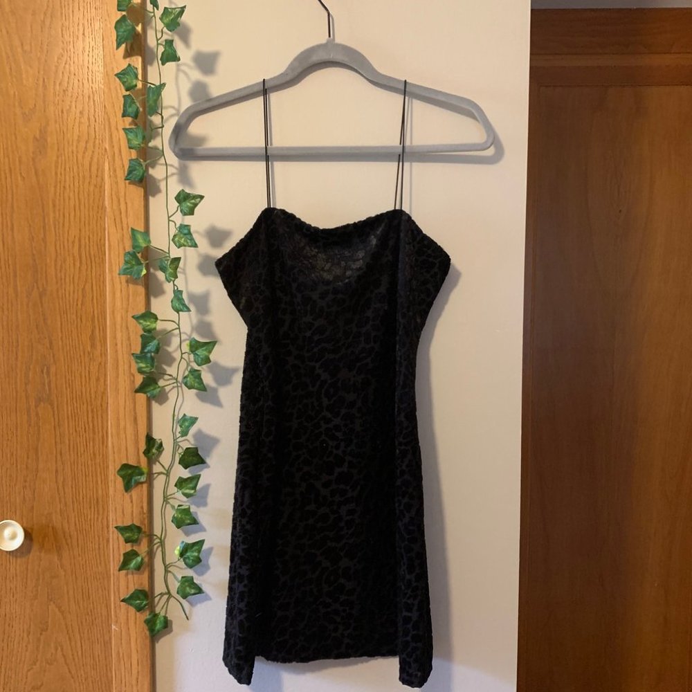 Target Leopard Velvet Body-con Size XS